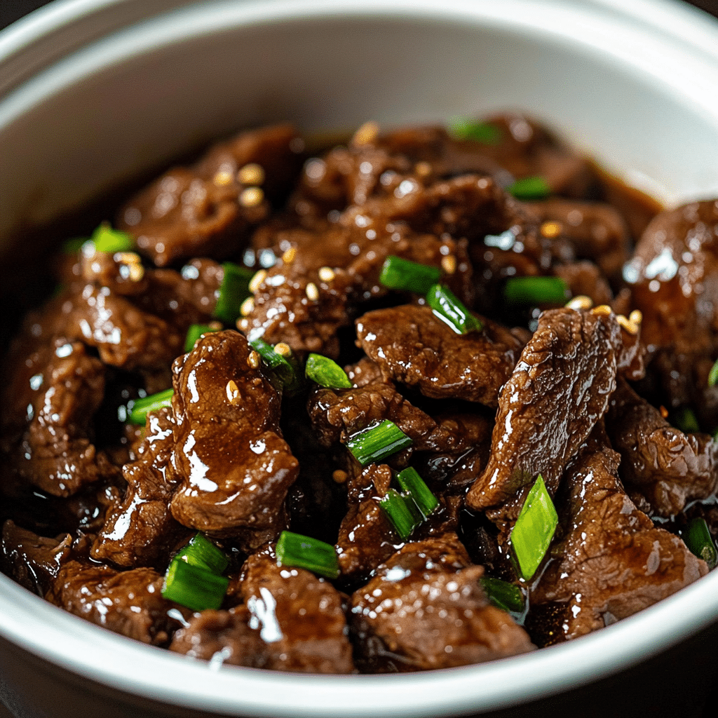 Slow Cooker Mongolian Beef