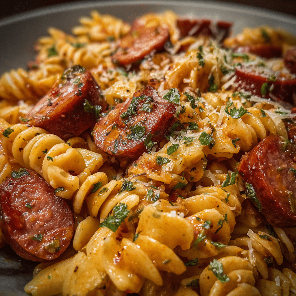 Smoked Sausage Pasta