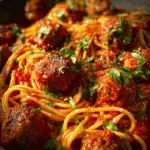 Spaghetti and Meatballs with Tomato Sauce