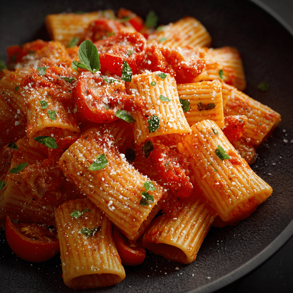 Tomato Rigatoni Pasta