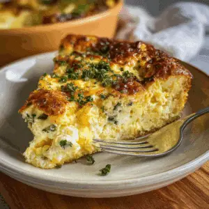 Baked Cottage Cheese Egg Casserole