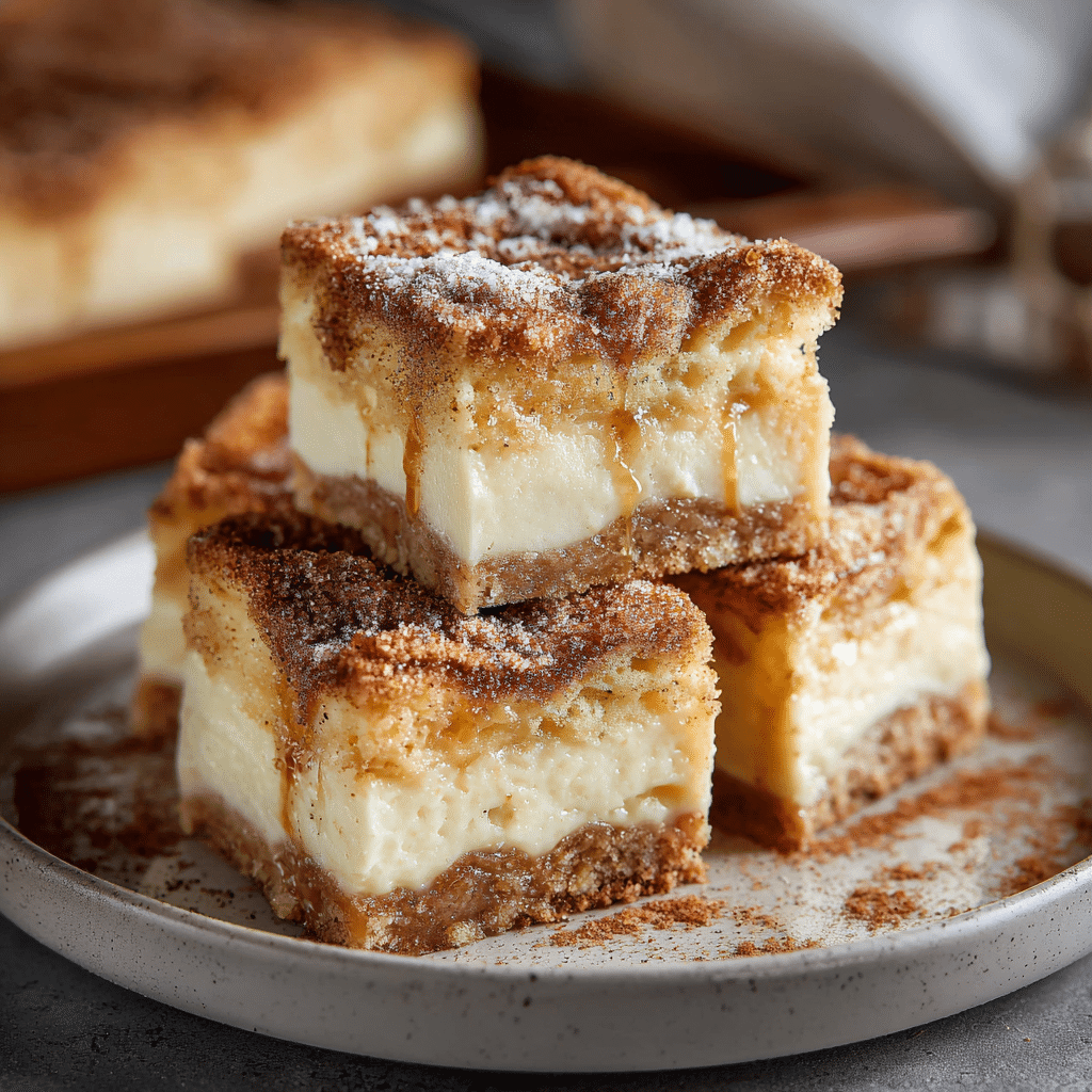 Best Simple Churro Cheesecake Bars