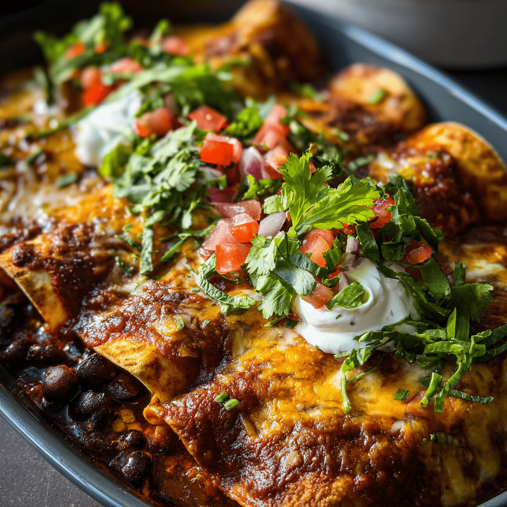 Black Bean Enchiladas