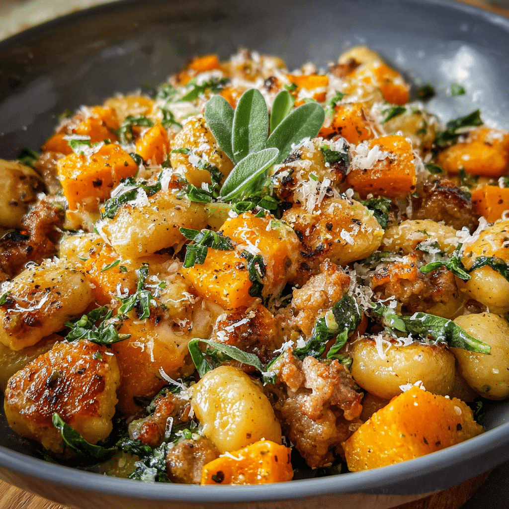 Butternut Squash & Sausage Gnocchi