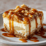 Caramel Apple Cheesecake Bars