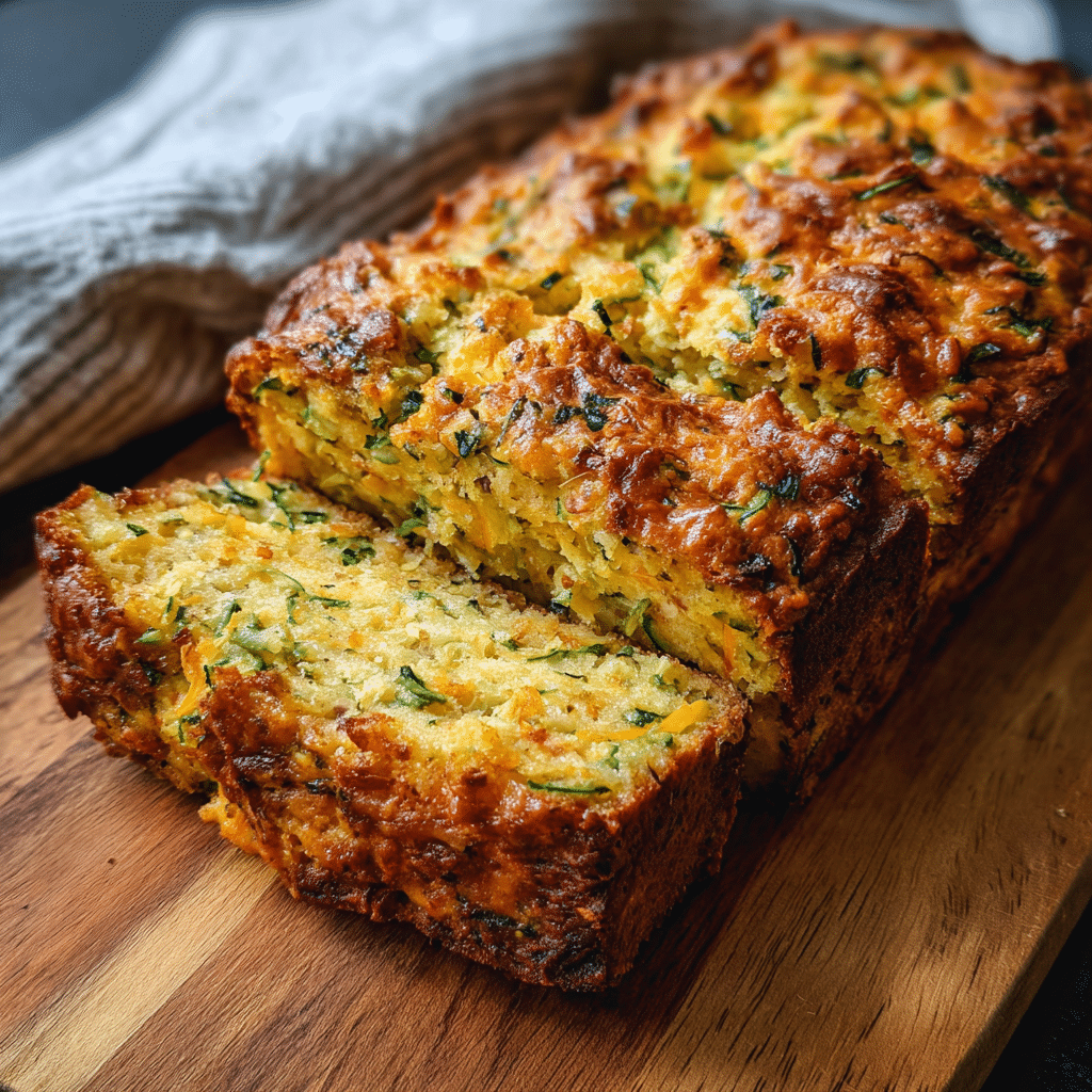 Cheddar Zucchini Vegetable Bread
