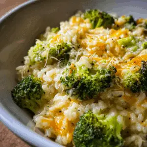 Cheesy Broccoli and Rice