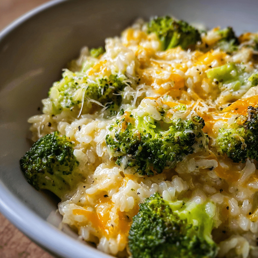 Cheesy Broccoli and Rice