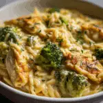 Cheesy Chicken Broccoli Orzo