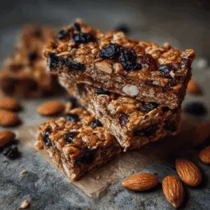Cherry Almond Granola Bars