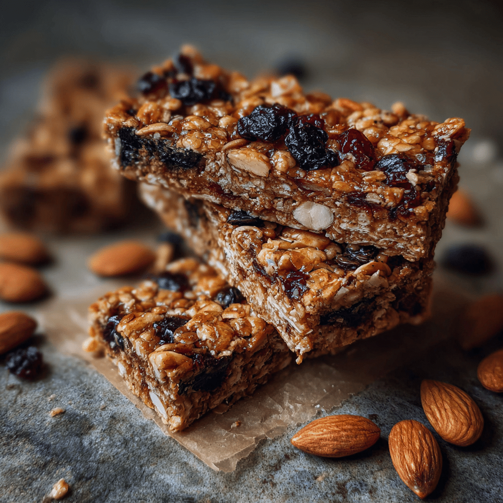 Cherry Almond Granola Bars