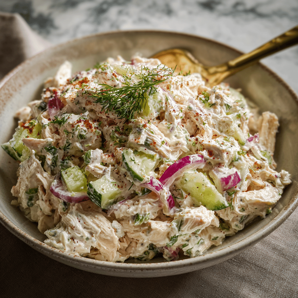 Chicken Salad with Cottage Cheese