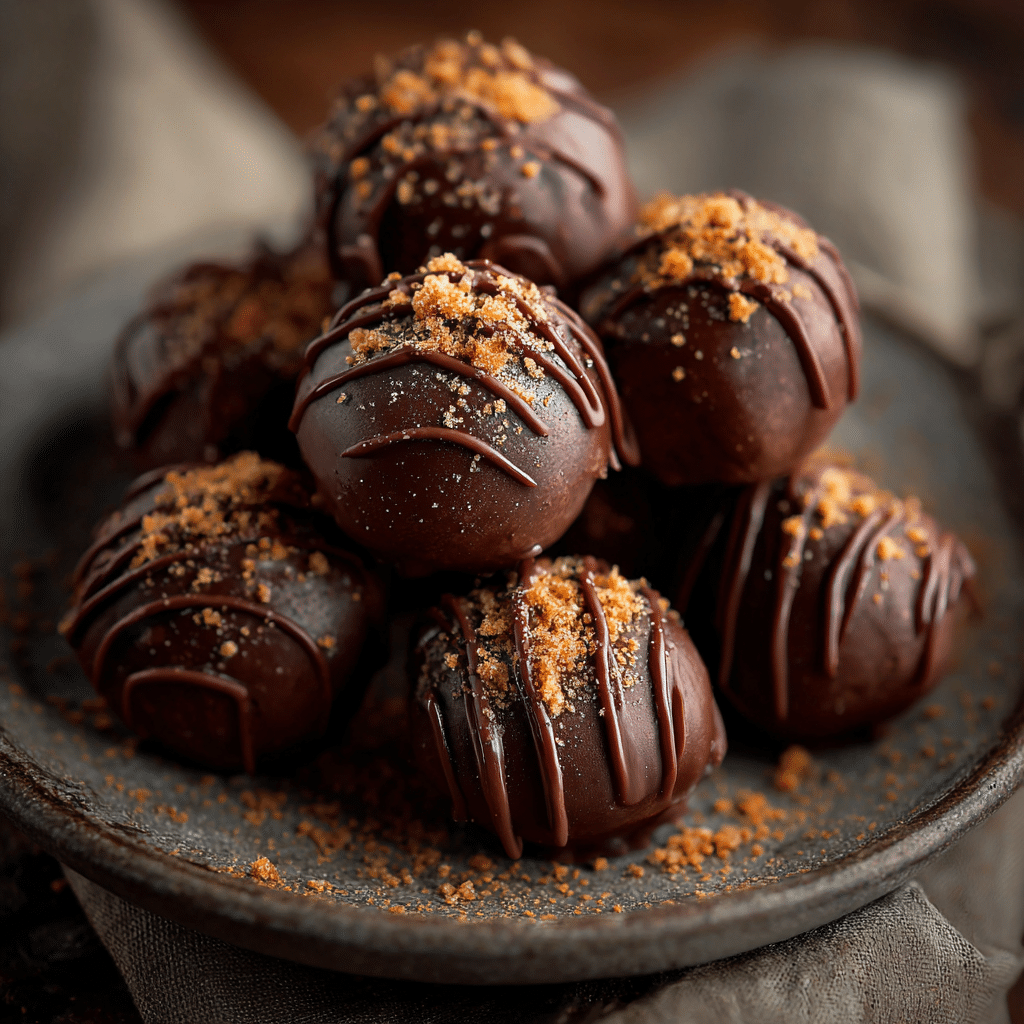 Chocolate Covered Gingerbread Truffles