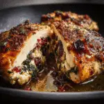 Cranberry and Spinach Stuffed Chicken Breasts