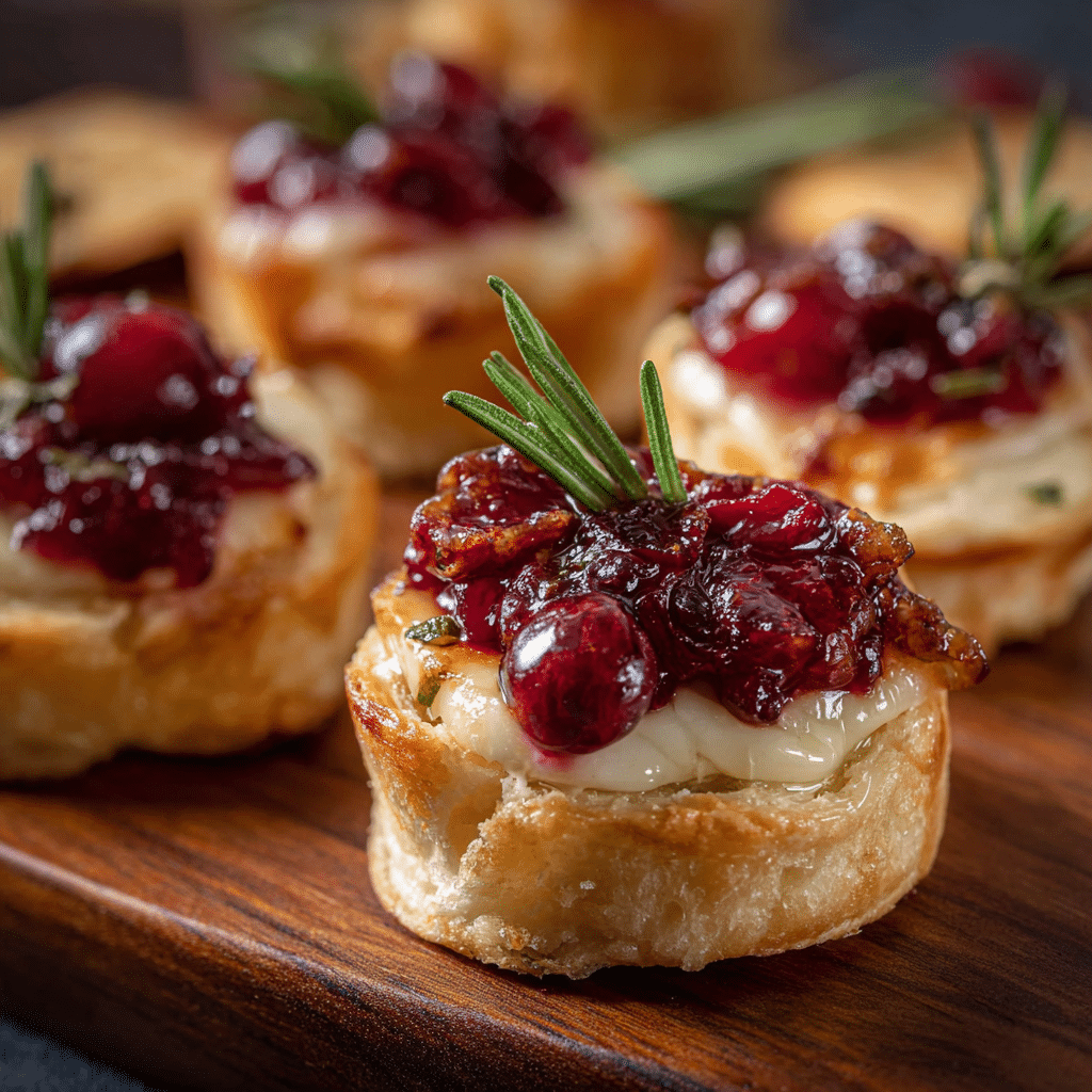 Cranberry Brie Bites