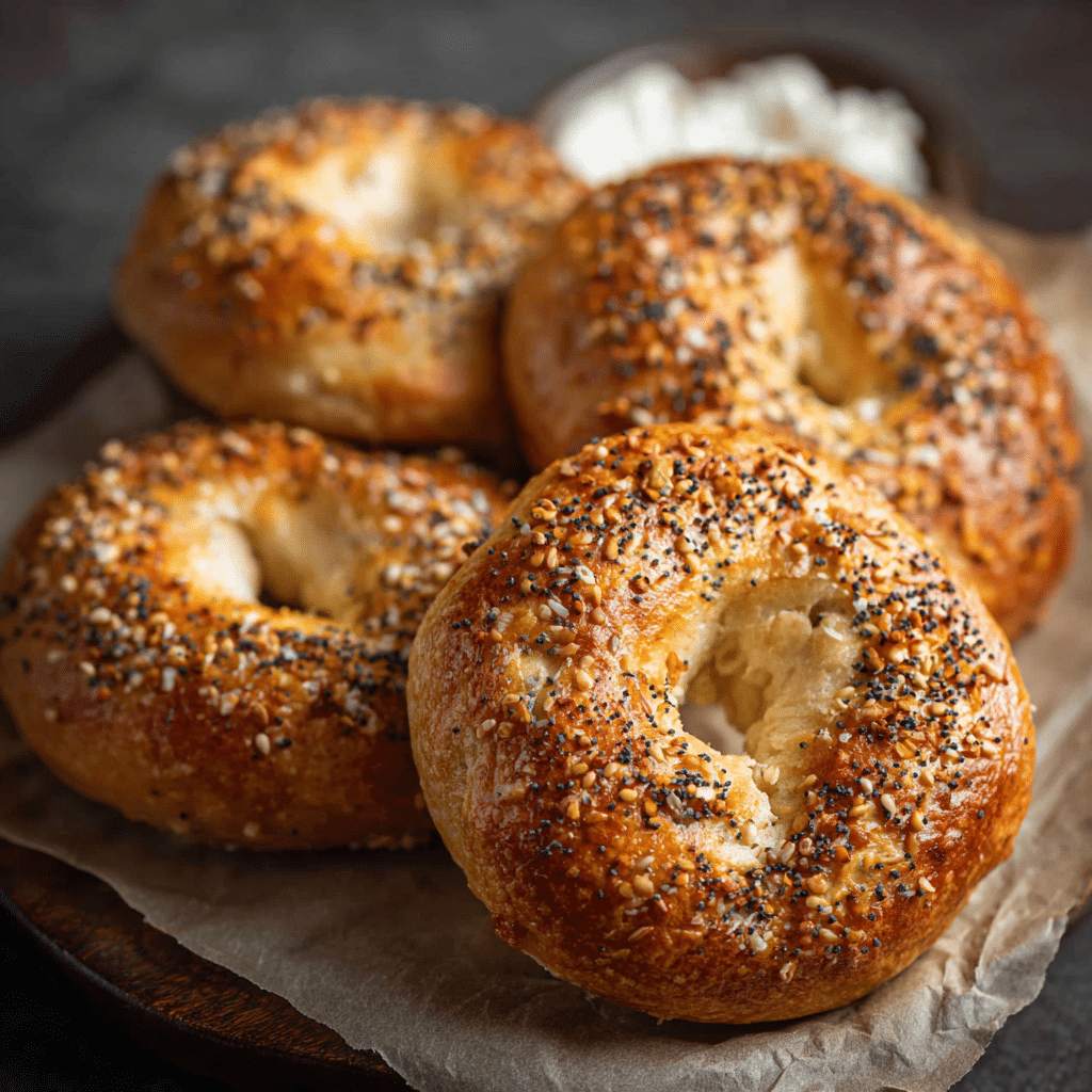 Easy 2-Ingredient Greek Yogurt Bagels