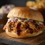 Easy BBQ Pulled Pork Sandwich