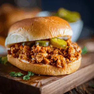 Easy Cajun Chicken Sloppy Joes