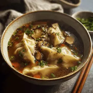 Easy Potsticker Soup