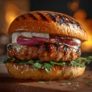 Grilled Choripan Sausage Burger