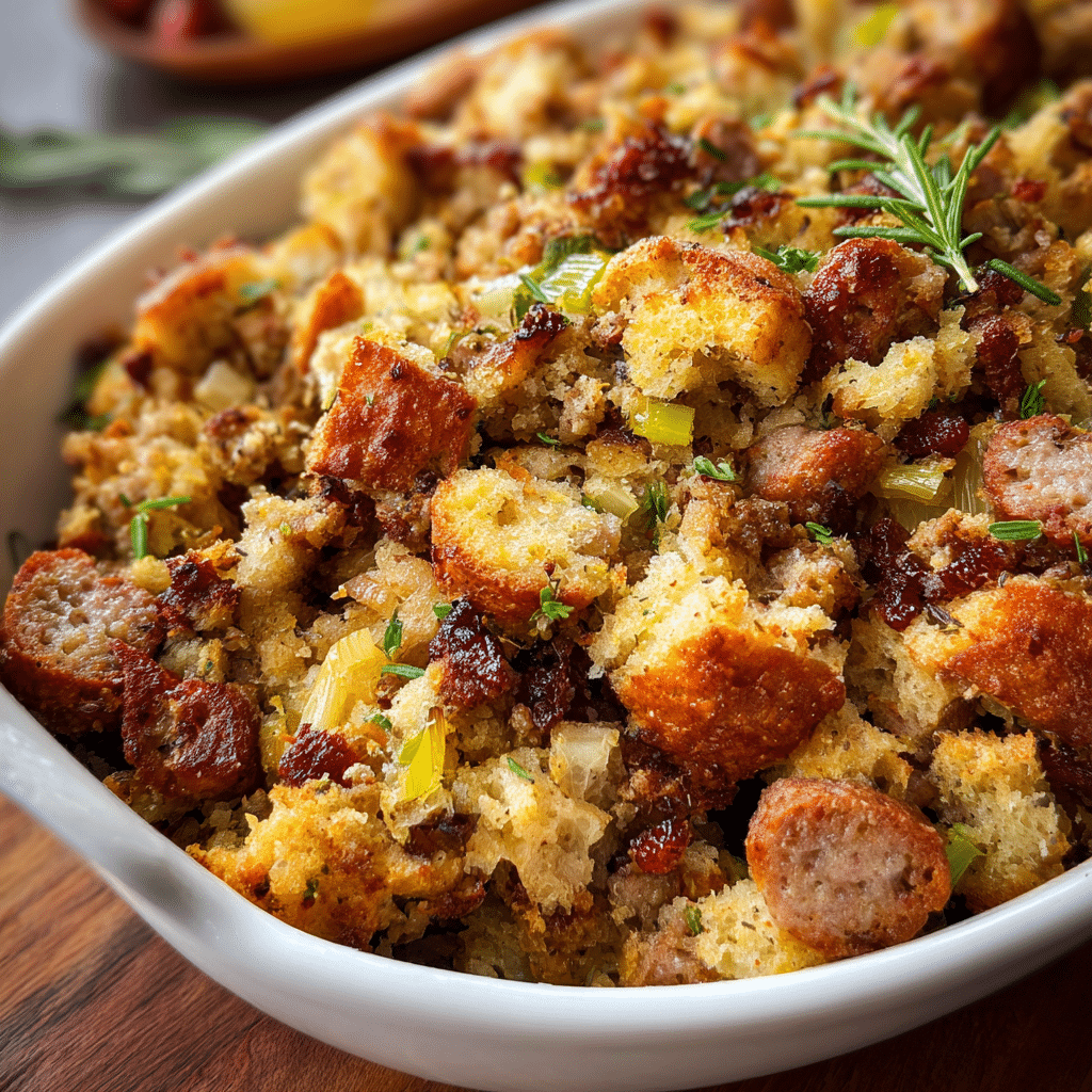 Holiday Sausage Stuffing