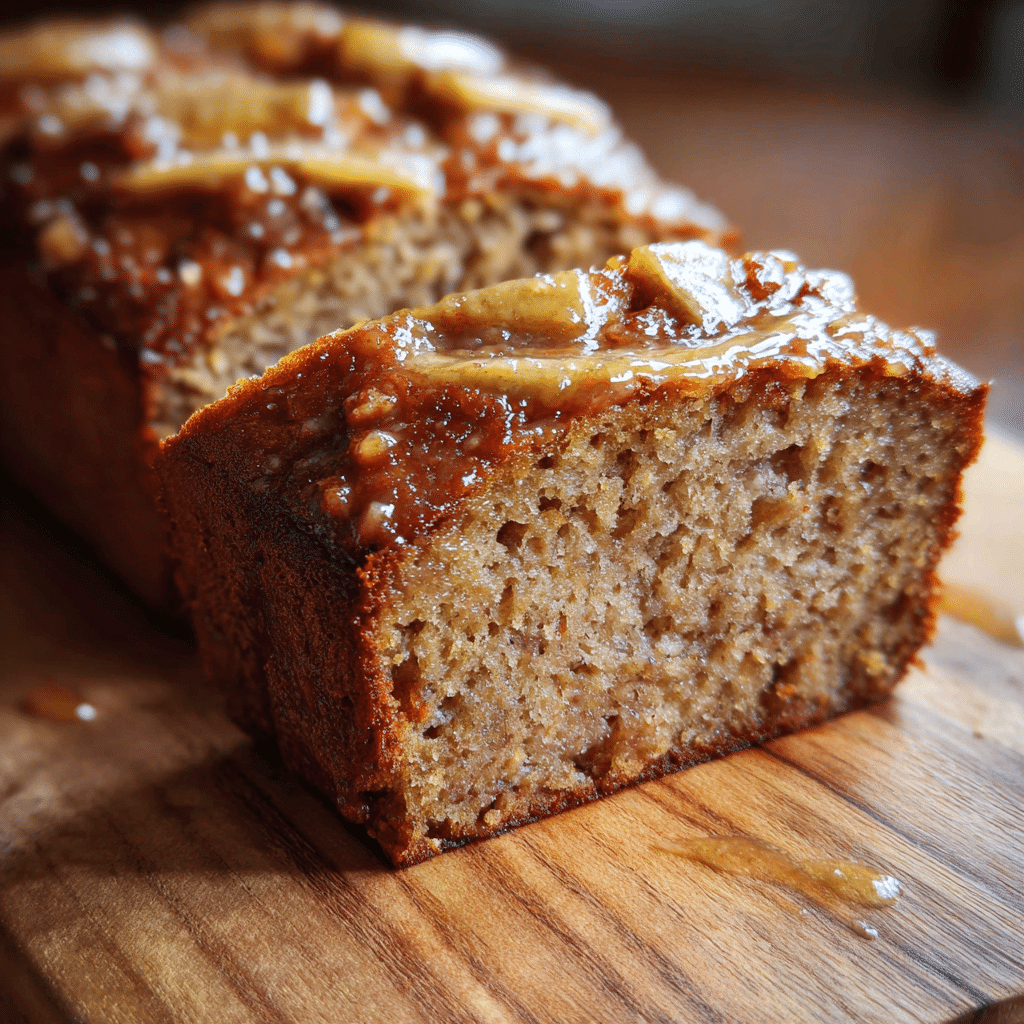 Honey Banana Apple Loaf