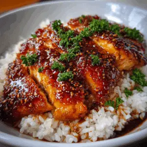 Honey BBQ Chicken Rice