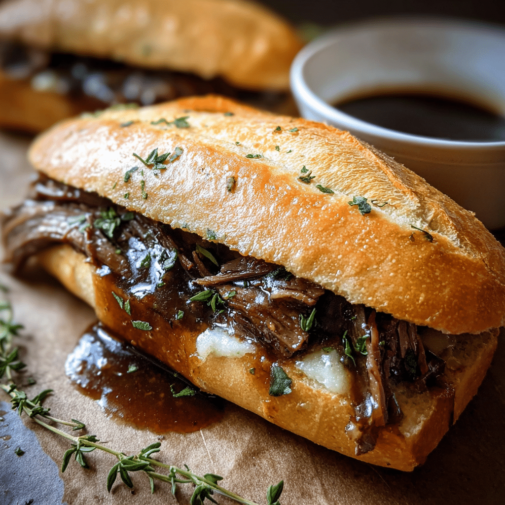 Slow Cooker French Dip
