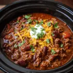 Slow Cooker Ground Beef Chili