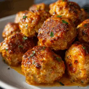 Spicy Chicken Meatballs