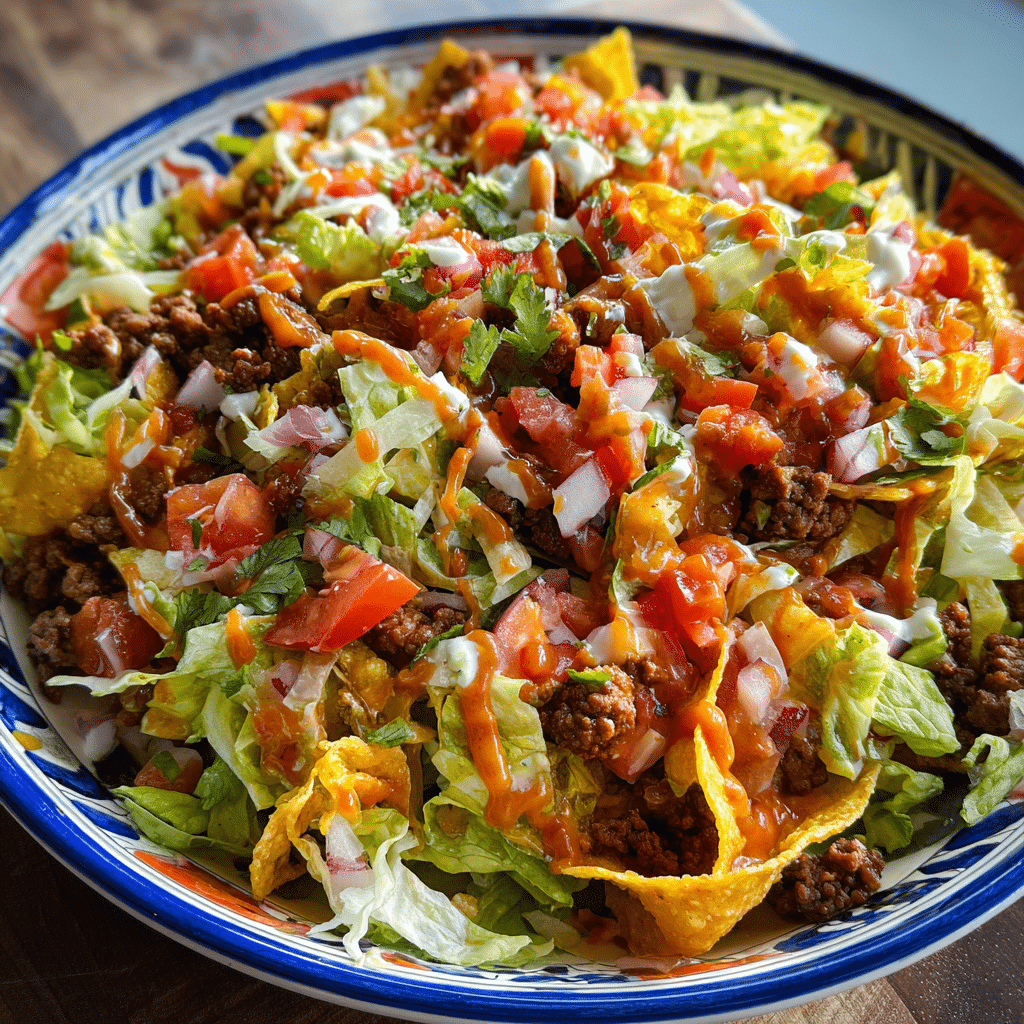 Taco Salad with Catalina Dressing