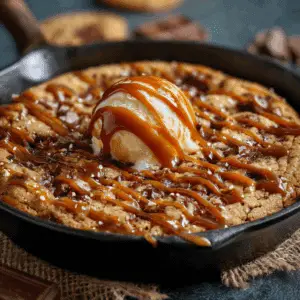 Caramel Skillet Cookie