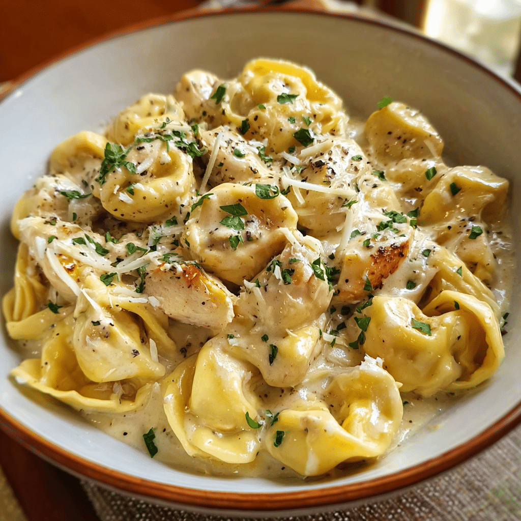 Chicken Tortellini Alfredo