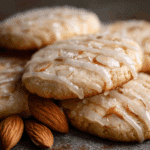 Glazed Almond Cookies