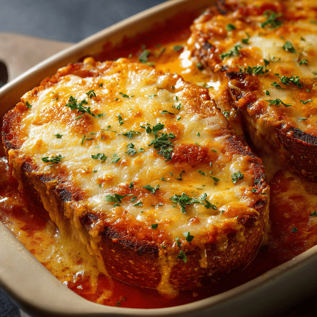 Grilled Cheese and Tomato Soup Casserole
