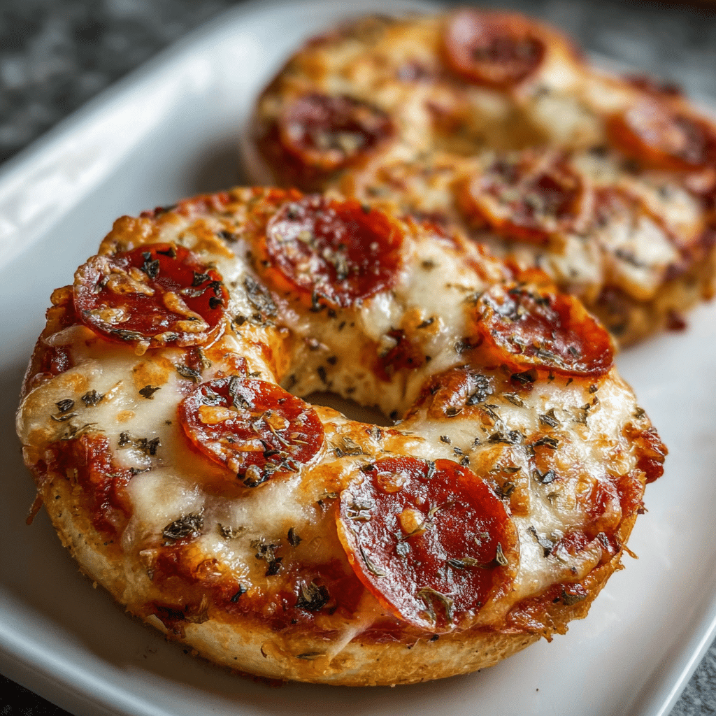 Homemade Pizza Bagels