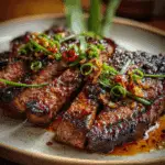 Lemongrass-Ginger Coconut Grilled Steak