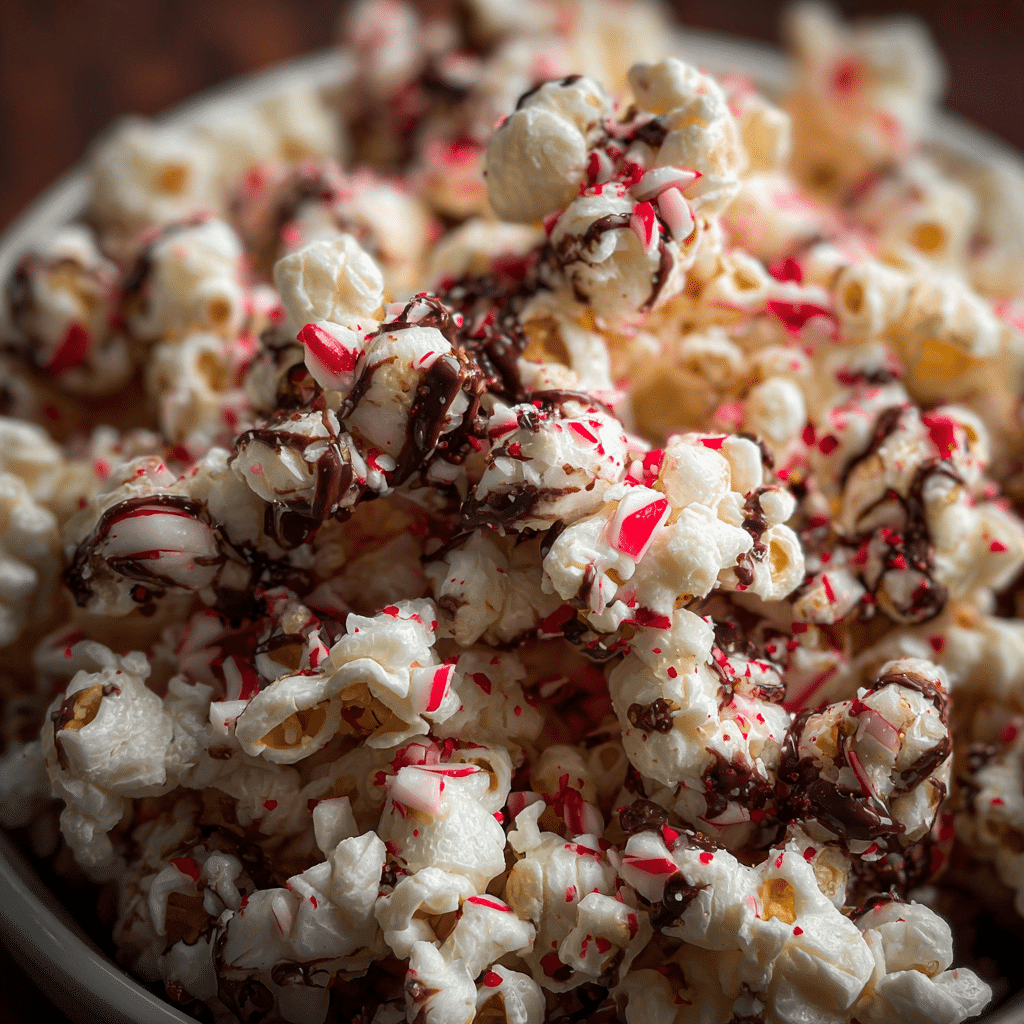 Peppermint Bark Popcorn