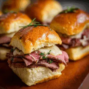 Roast Beef Sliders