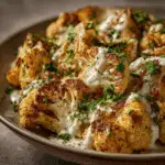 Roasted Cauliflower with Tahini Ranch