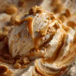 Salted Caramel Peanut Butter Ice Cream