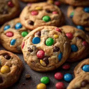 Soft-Baked M&M Cookies