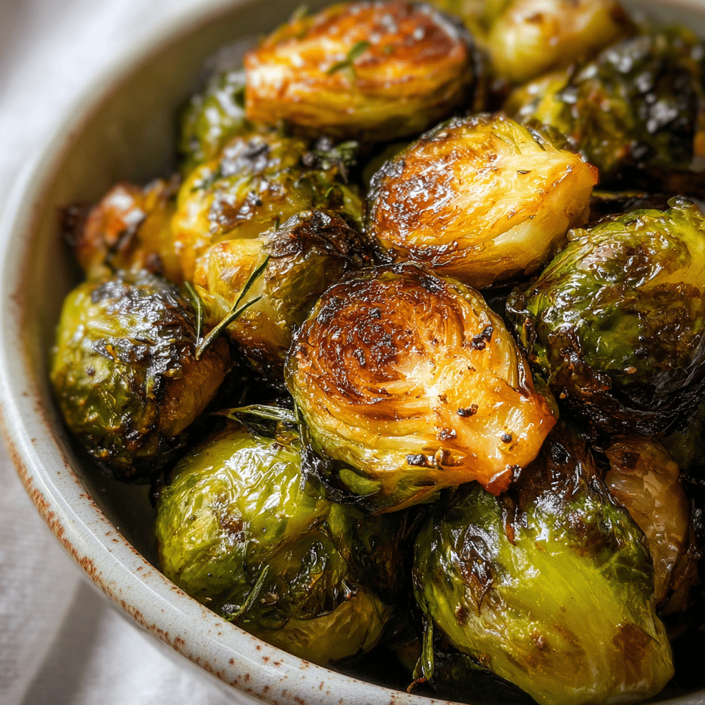 Balsamic Roasted Brussels Sprouts