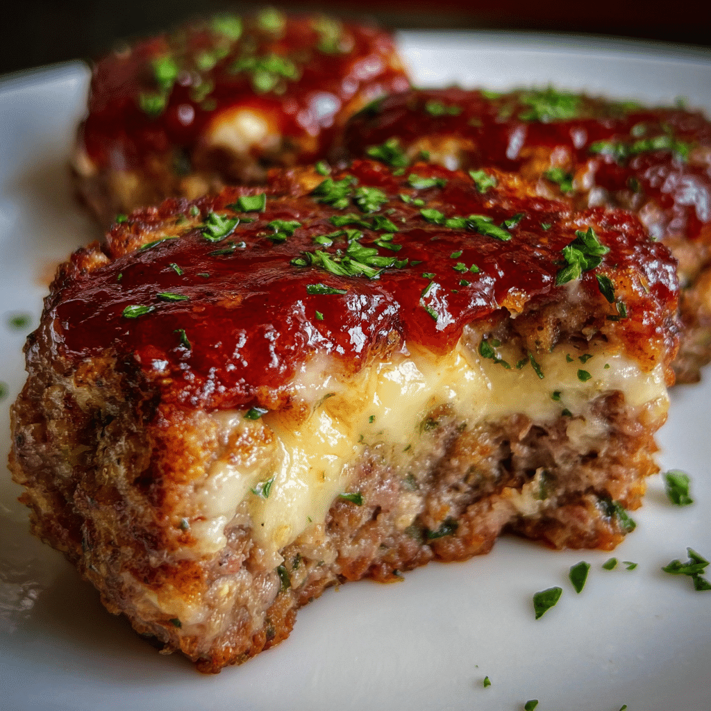 Cheesy Mini Meatloaf