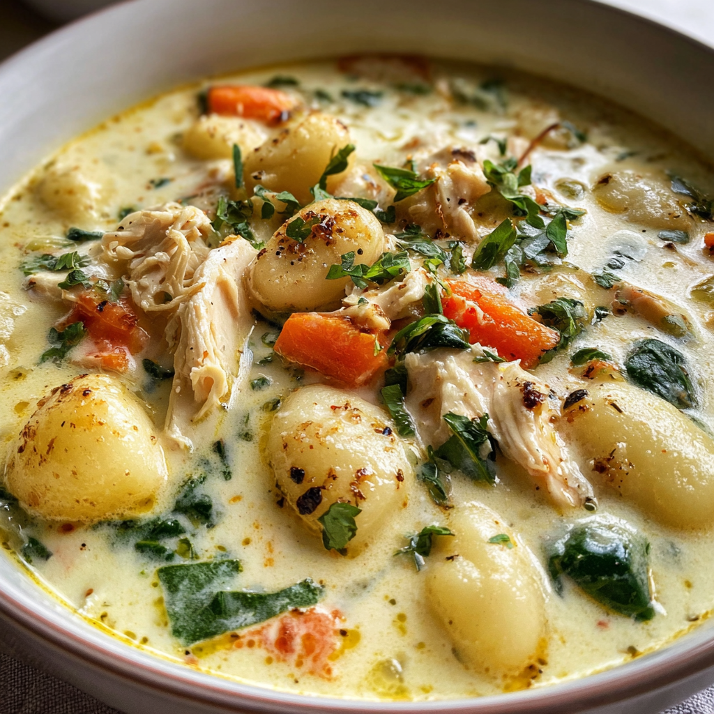 Chicken and Gnocchi Soup