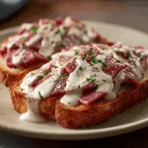 Chipped Beef on Toast