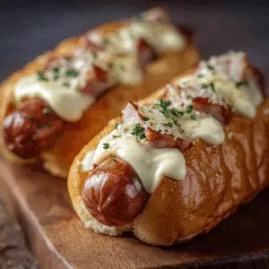 Cordon Bleu Hot Dogs