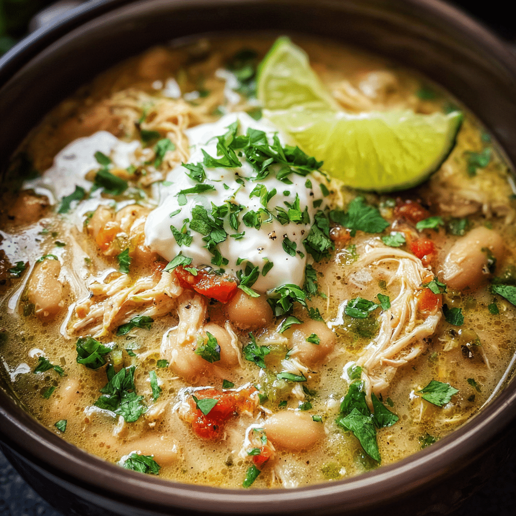 Crockpot White Chicken Chili