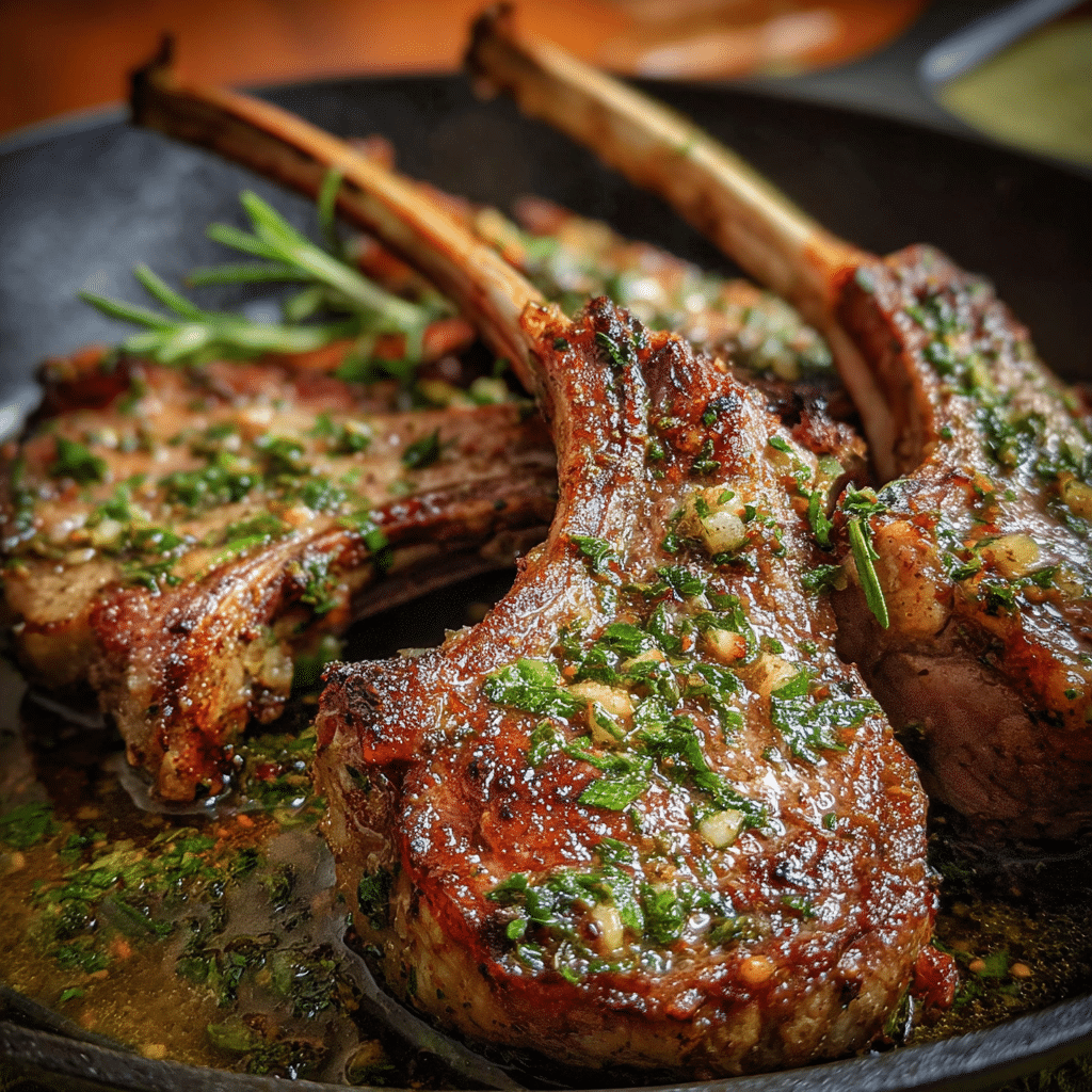 Garlic Herb Lamb Chops