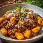 Gnocchi with Meat Sauce